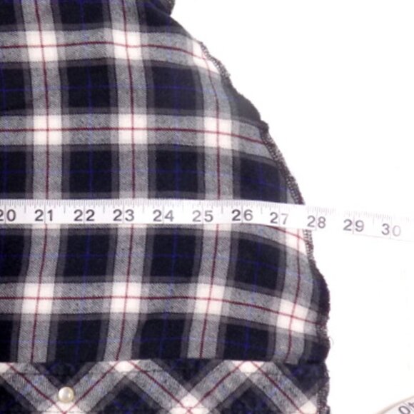 Wrangler Men’s Western Black White Plaid Pearl Snap Flannel - Size: Medium - Picture 6 of 10